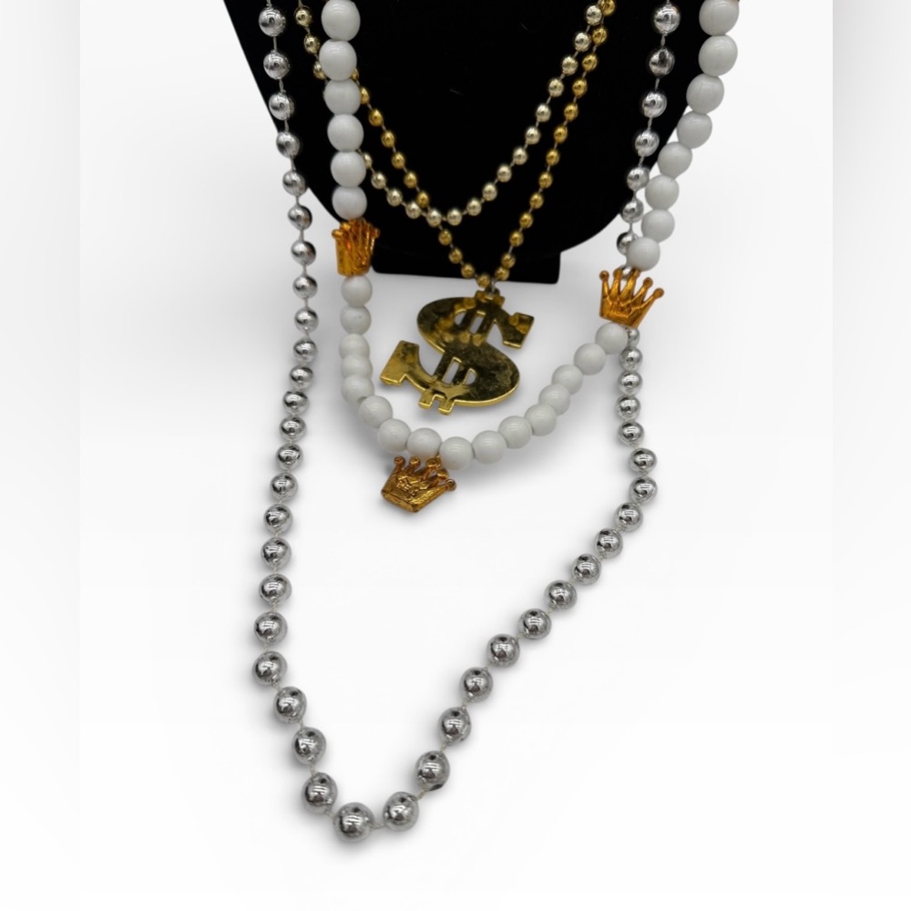 Money & Crowns Beaded Necklace Curated Set - Picture 4 of 7